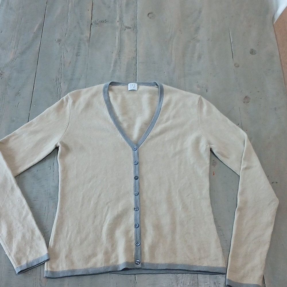 TSE Cashmere V Neck Cardigam